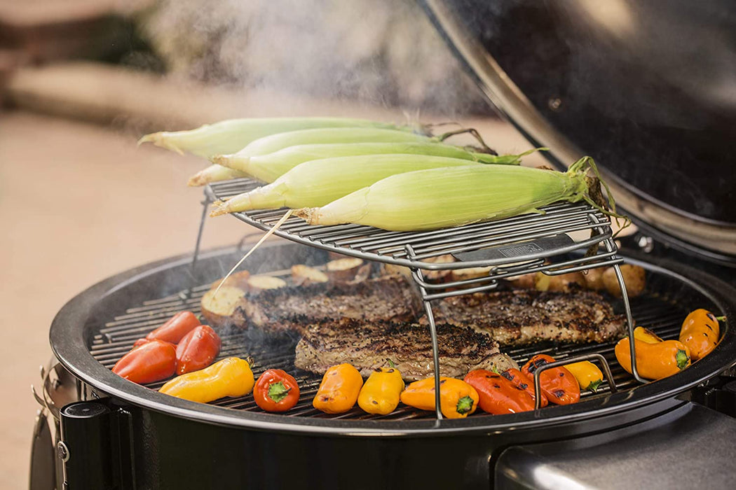 Weber Stephen Products 7647 22" x 12" Expansion Grilling Rack, Multicolor