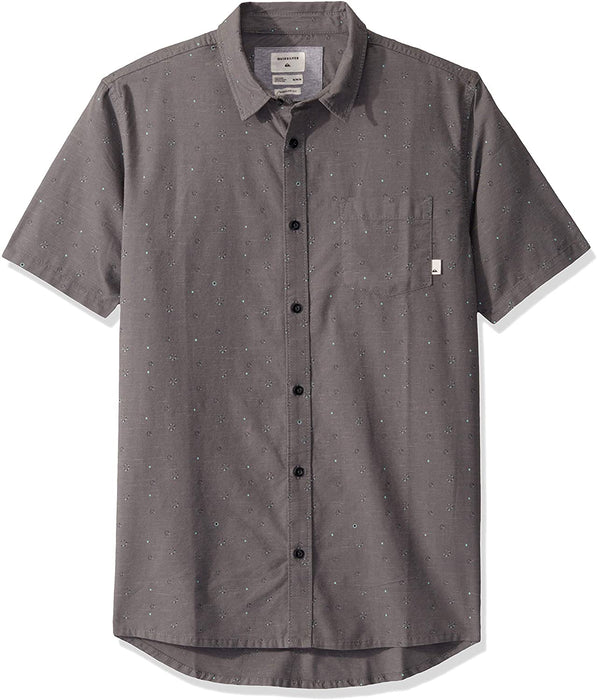 Quiksilver Men's Magnetic Roll Short Sleeve Woven Top