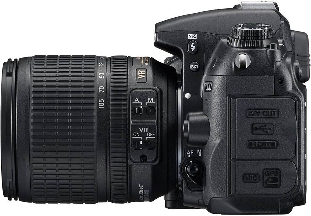 Nikon D7000 16.2 Megapixel Digital SLR Camera with 18-105mm Lens (Black)