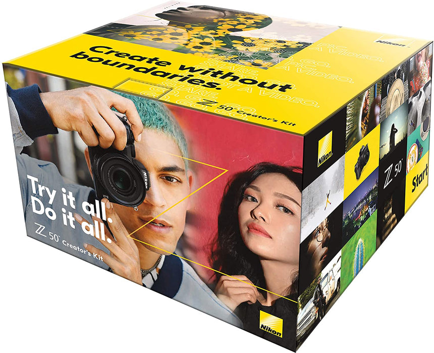 Nikon Z50 Creator's Kit, Black