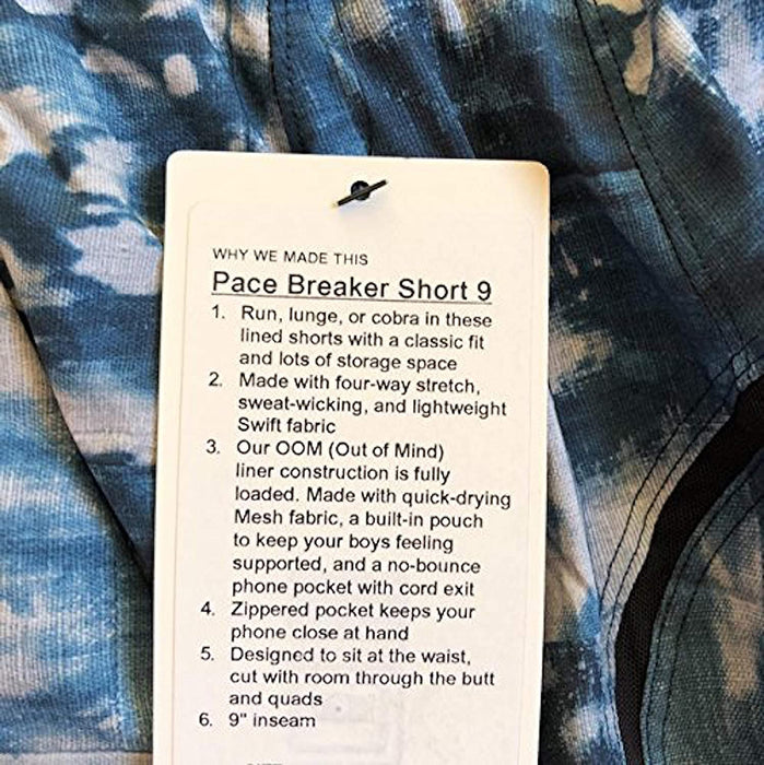 Lululemon PACE Breaker Short 9 - Bind (XL)