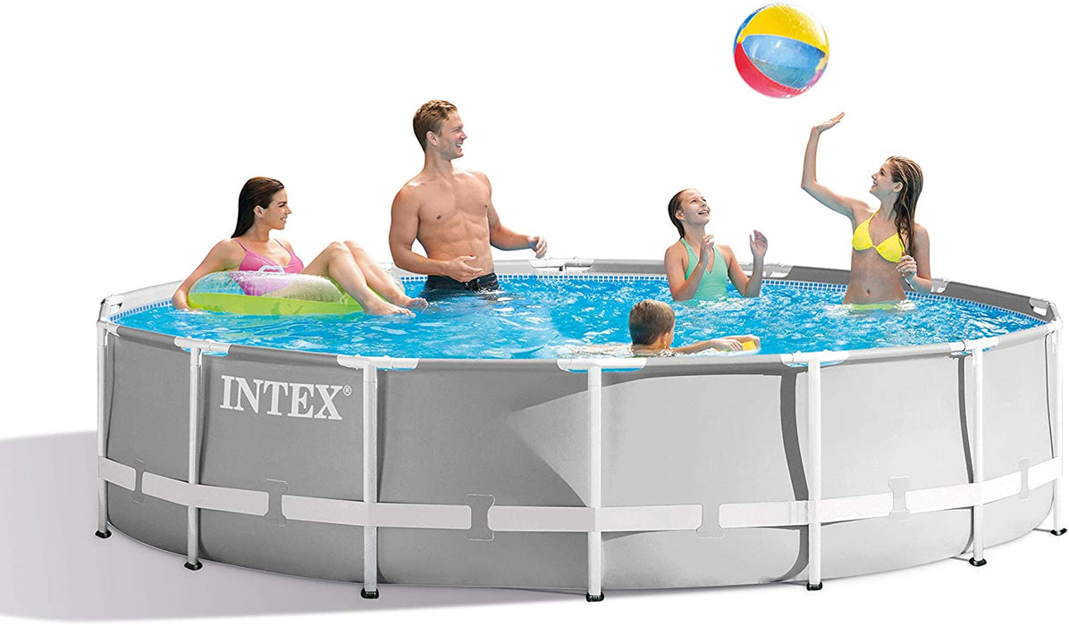 Intex Round Prism Frame Pool Set | 15ft x 48" | 26725EH model