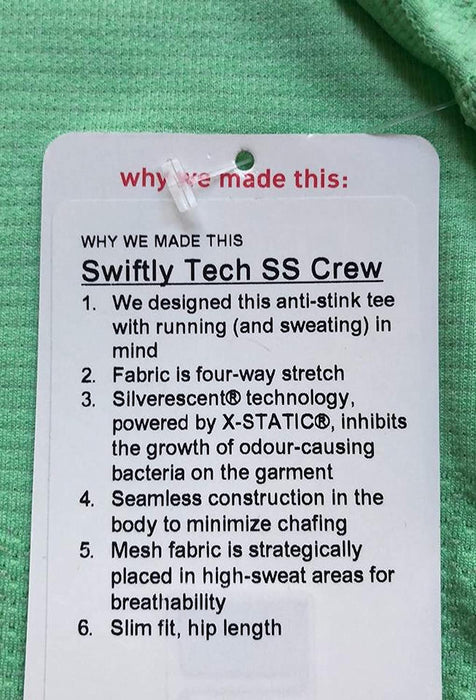 Lululemon Swiftly TECH SS Crew - Drag/WHT (Dragonfly/White)