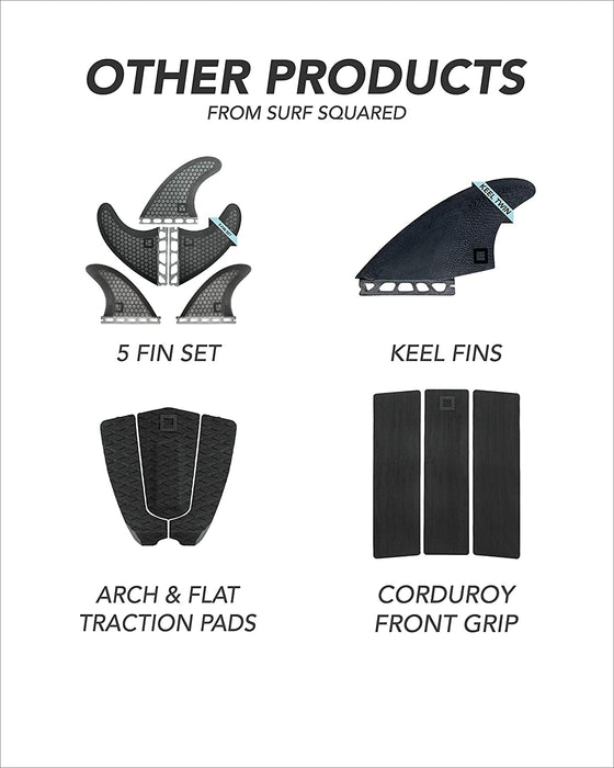 Surf Squared Futures Large Thruster Fins