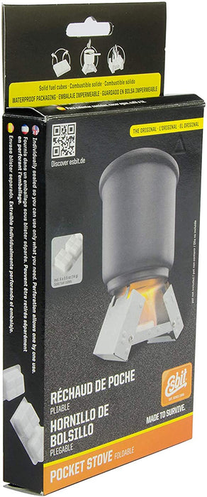 Esbit Ultralight Folding Pocket Stove with Solid Fuel Tablets