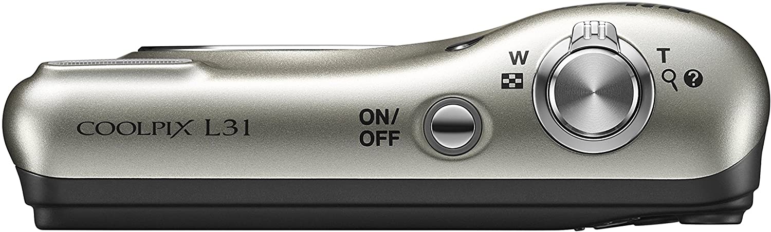 Nikon COOLPIX L31 16.1MP Compact Digital Camera 5x Optical Zoom and 2.7-inch Lens