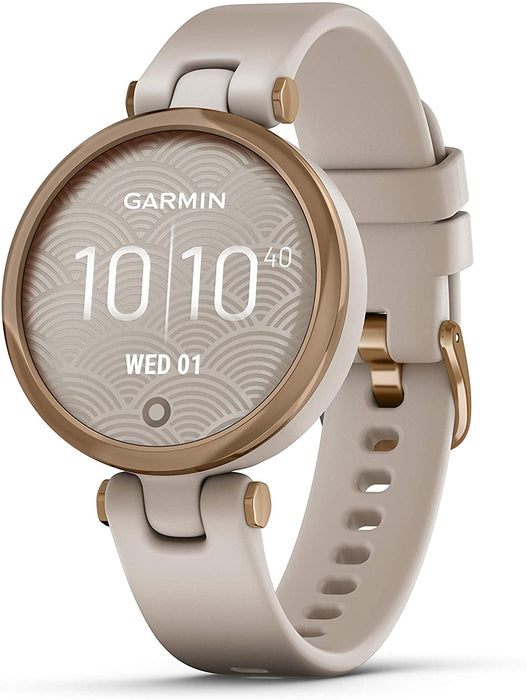 Garmin Lily, Small GPS Smartwatch with Touchscreen and Patterned Lens