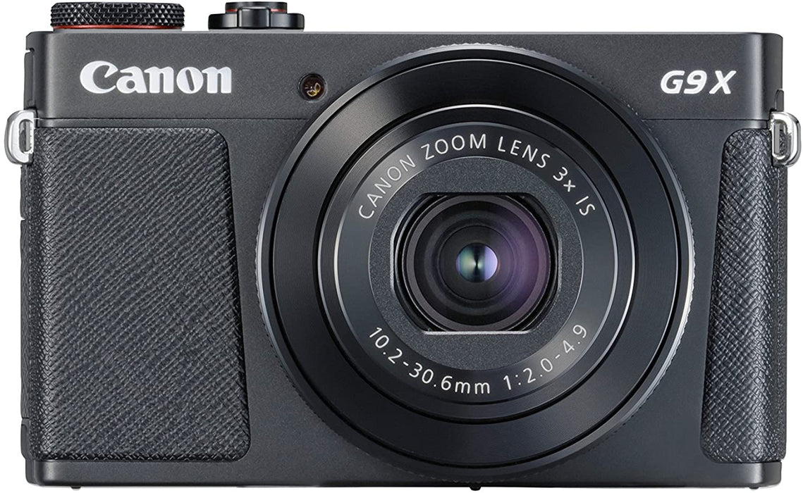 Canon PowerShot G9 X Mark II Compact Digital Camera w/ 1 Inch Sensor and 3inch LCD - Wi-Fi, NFC, Bluetooth Enabled (Black)