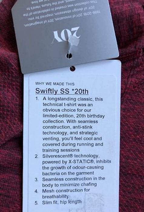 Swiftly SS 20th - DKRD/BLK (Dark Red/Black)