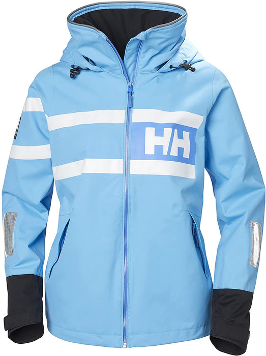 Helly Hansen Women's Salt Waterproof Windproof Breathable Performance Sailing Rain Jacket with Hood