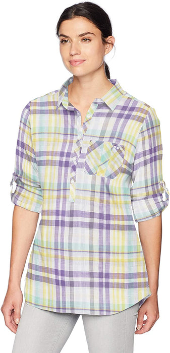 Columbia Womens Coral Springs Ii Woven Long Sleeve