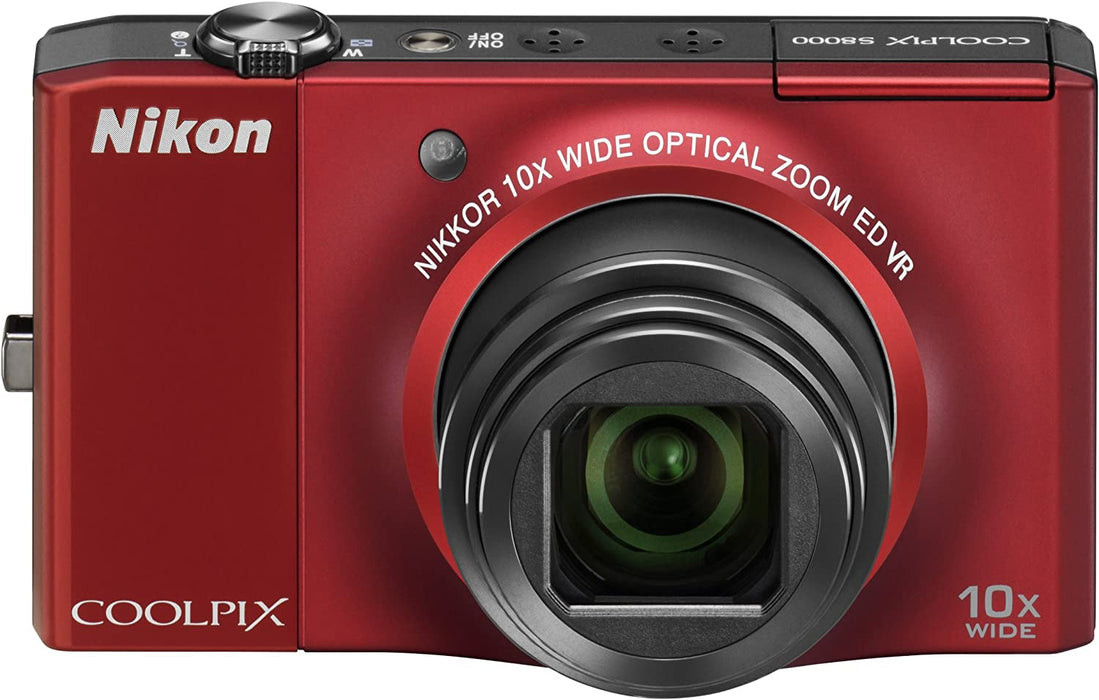 Nikon Coolpix S8000 14.2MP Digital Camera with 10x Optical Vibration Reduction (VR) Zoom and 3.0-Inch LCD (Black)