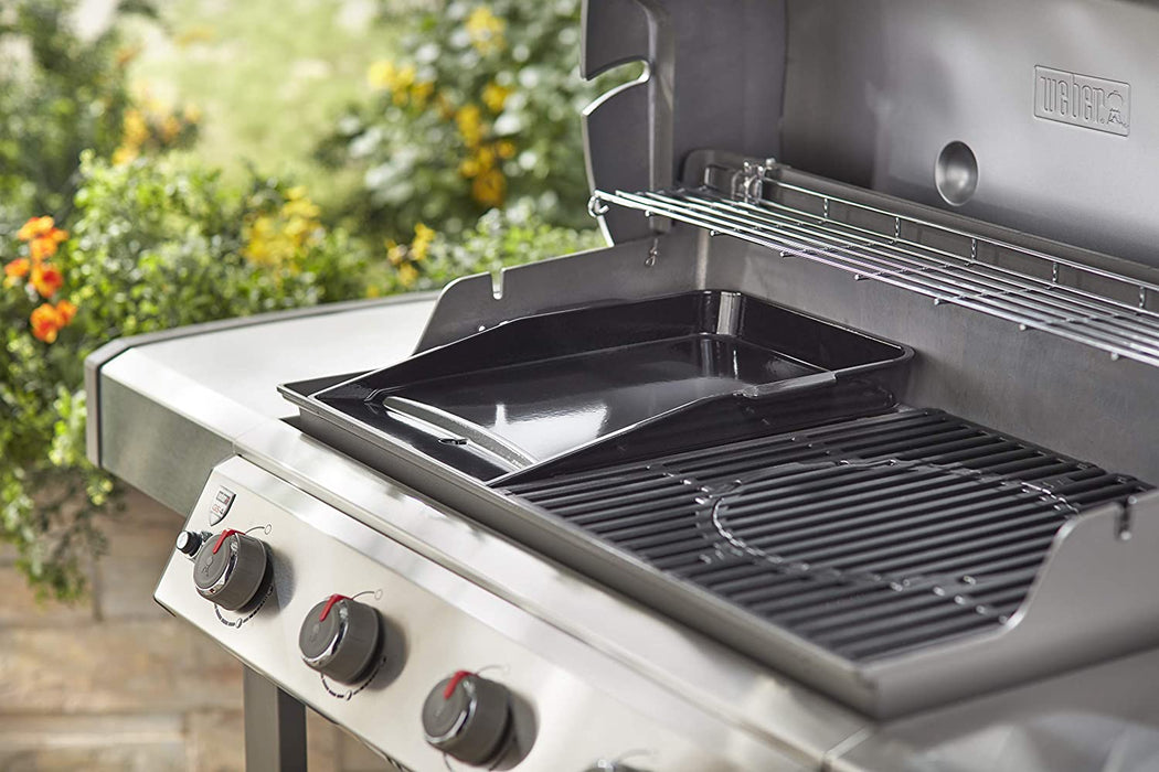 Weber 7665 Plancha Grill Plate for Genesis II from 300 Series Black