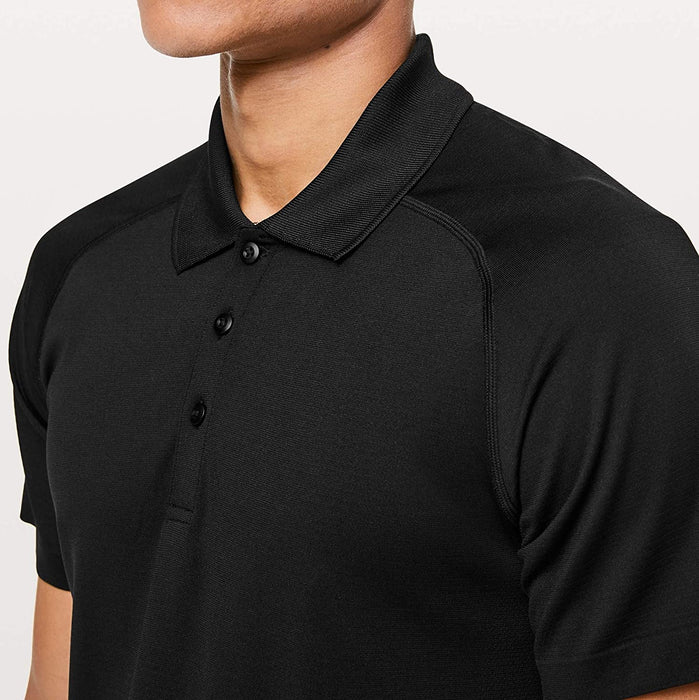 Lululemon Mens Metal Vent Tech Polo Short Sleeve Shirt