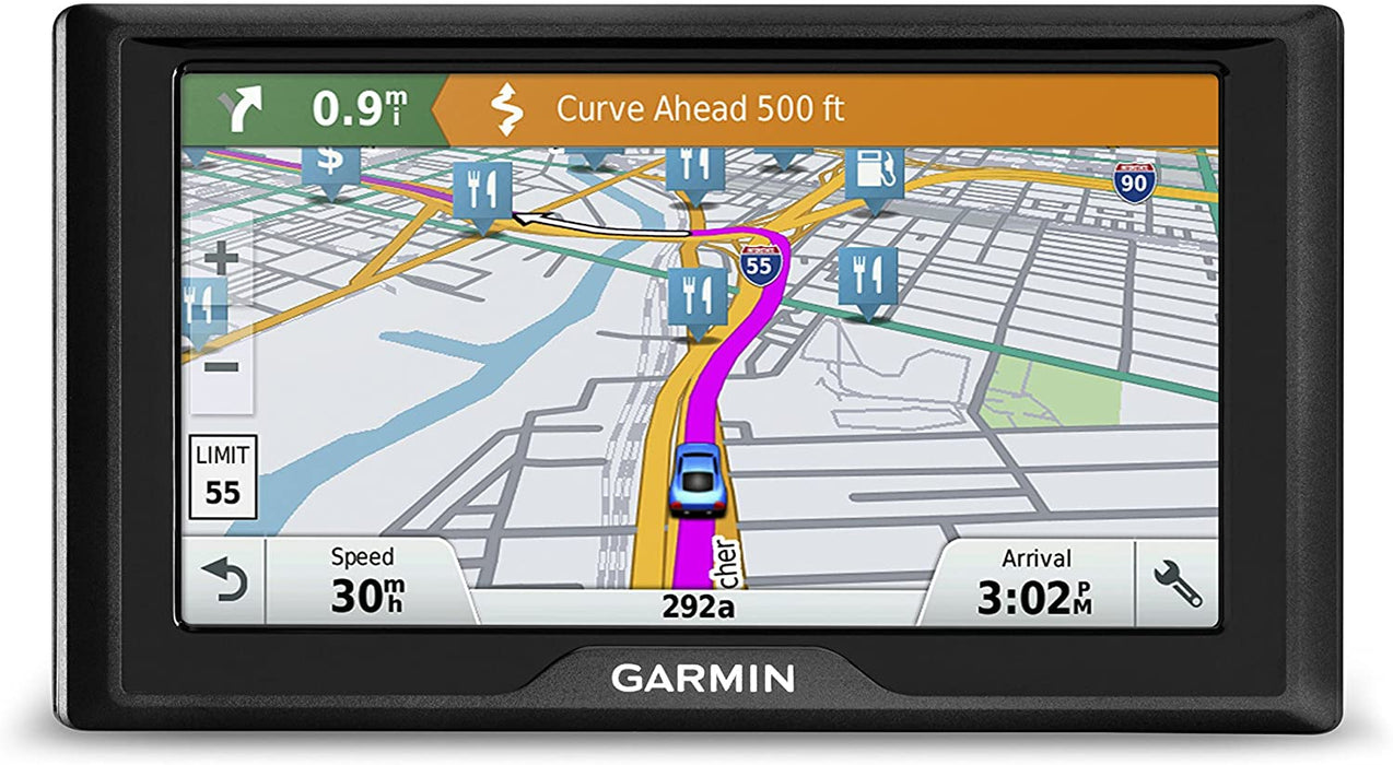 Garmin Drive 50 USA + CAN LMT GPS Navigator System with Lifetime Maps and Traffic, Driver Alerts, Direct Access