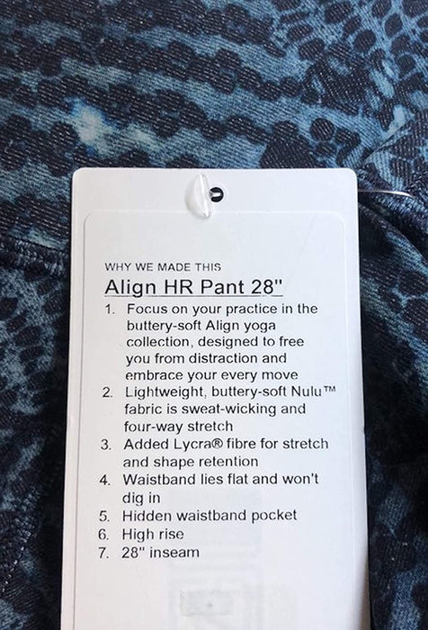 Lululemon Align HR Pant 28" - ILHM (Indigo Lace Starlight Multi)