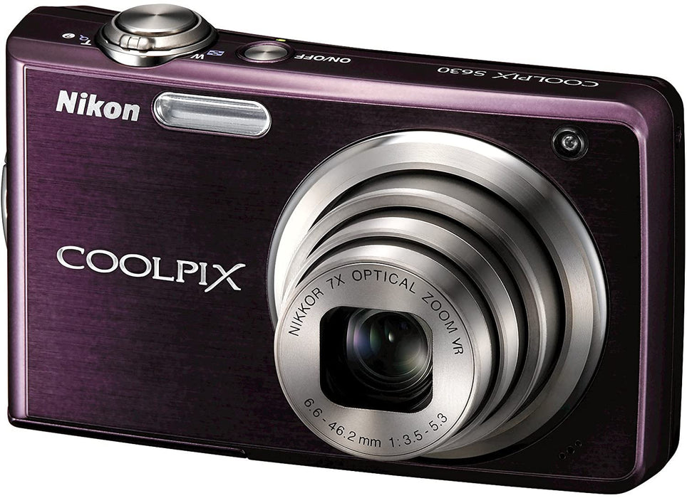 Nikon Coolpix S630 12MP Digital Camera with 7x Optical Vibration Reduction (VR) Zoom and 2.7 inch LCD (Midnight Blue)