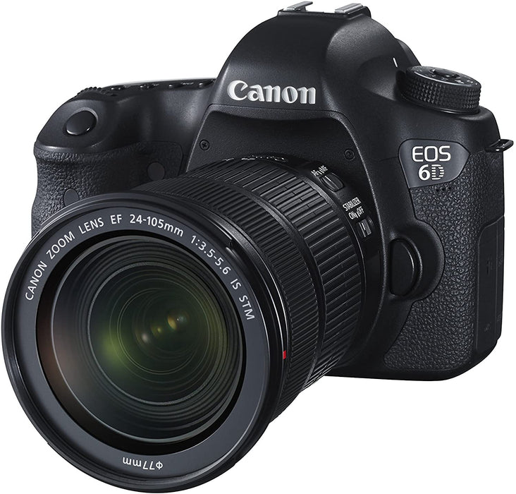 Canon EOS 6D 20.2 MP CMOS Digital SLR Camera with 3.0-Inch LCD (Body Only) - Wi-Fi Enabled
