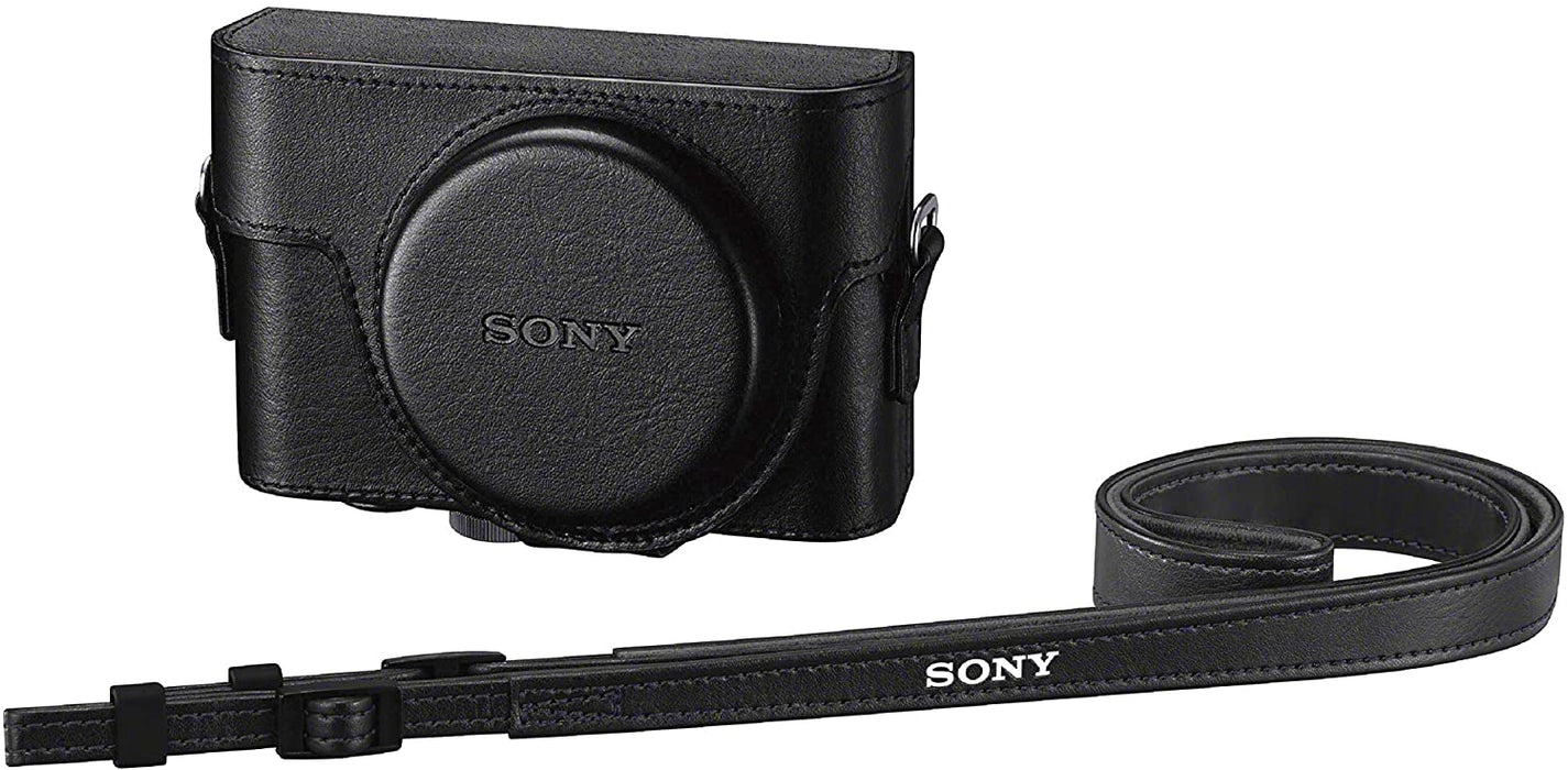 Sony Premium Jacket Case (LCJRXK/B) for RX100 Series Digital Still Cameras, Black, Small