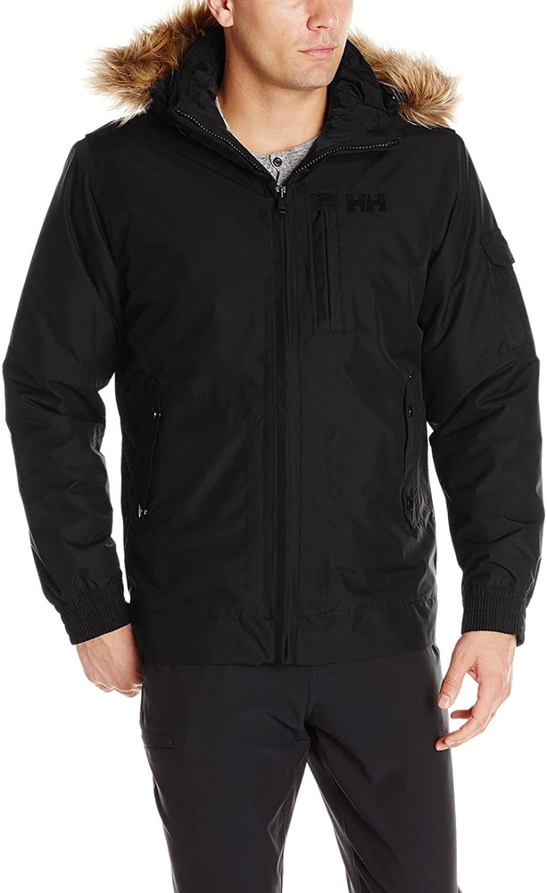 Helly-Hansen Men's Dubliner Bomber Jacket, Black, Large