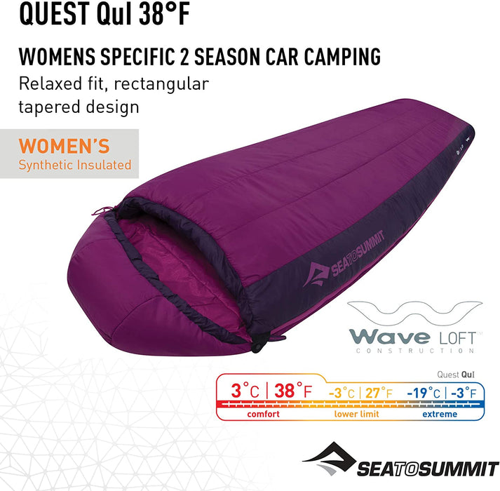 Sea to Summit Quest Womens Synthetic Sleeping Bag