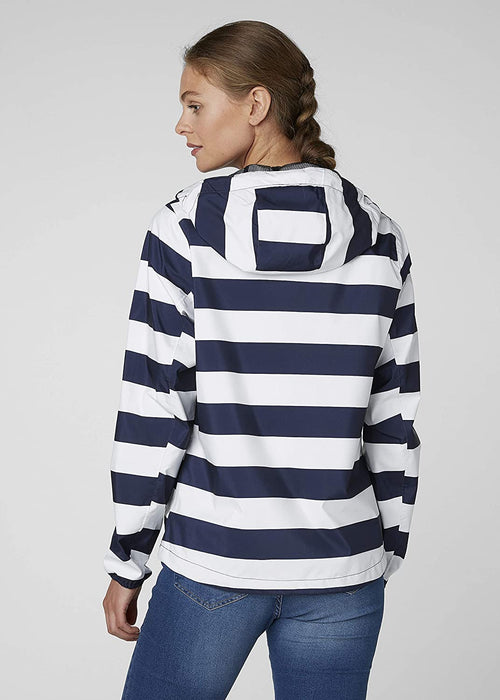Helly-Hansen womens Bray Lightweight Hooded Waterproof Windproof Breathable Print Shell Rain Coat Jacket