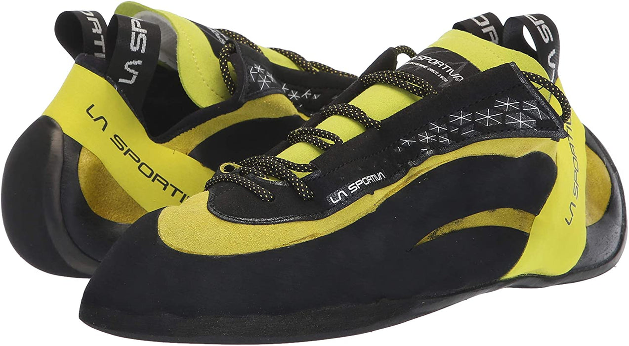 La Sportiva Men's Miura Climbing Shoe, Lime, 45