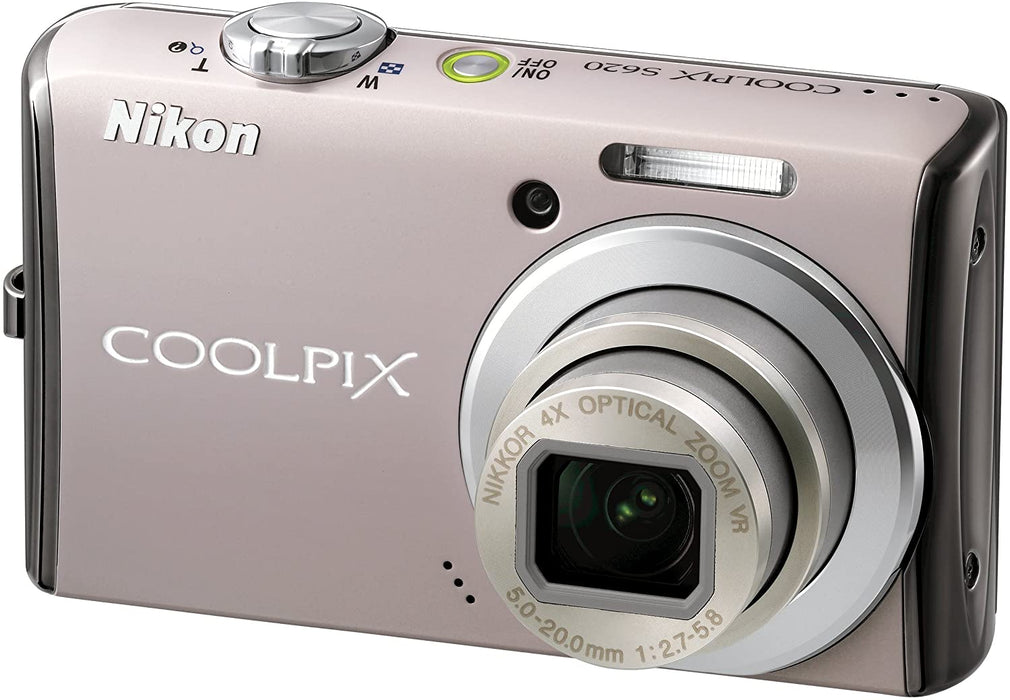Nikon Coolpix S620 12.2MP Digital Camera with 4x Optical Vibration Reduction (VR) Zoom and 2.7 inch LCD (Jet Black)