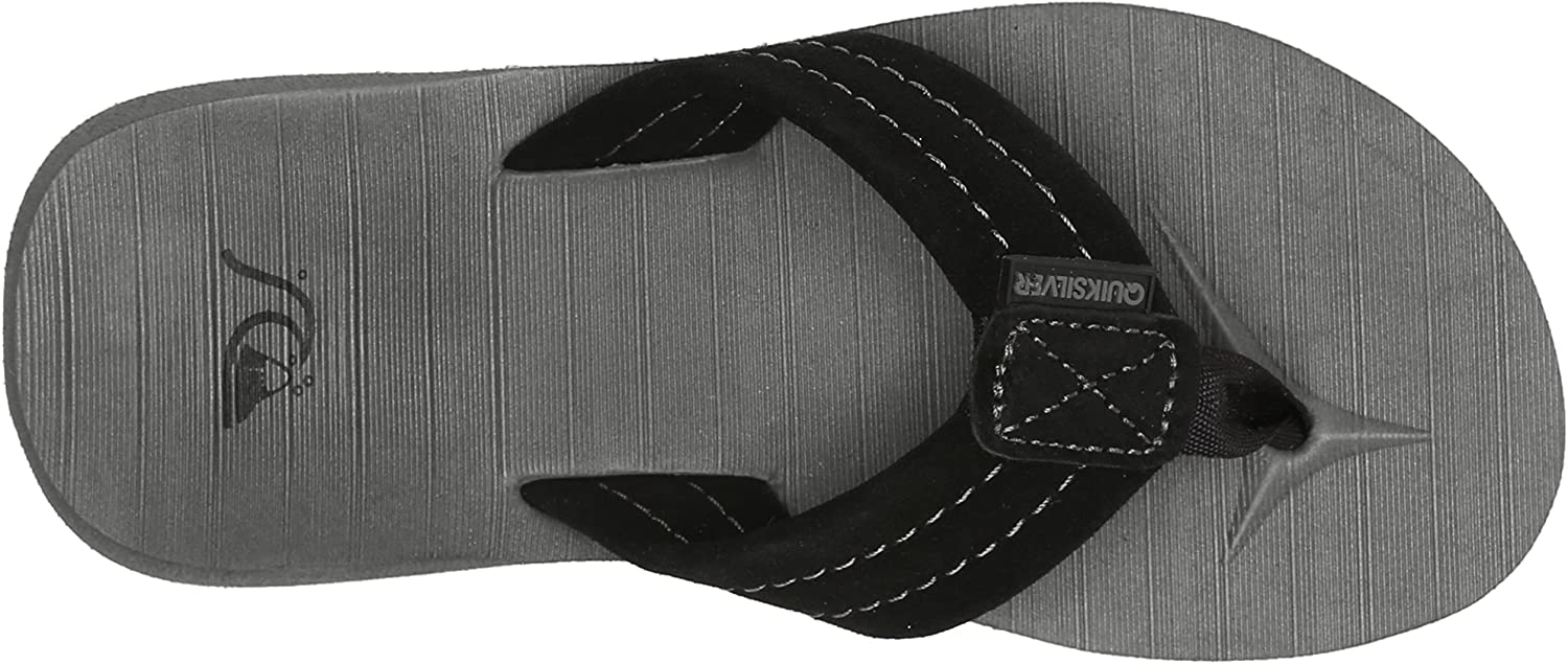 Quiksilver Kids' Carver Suede Youth Flip-Flop Sandal