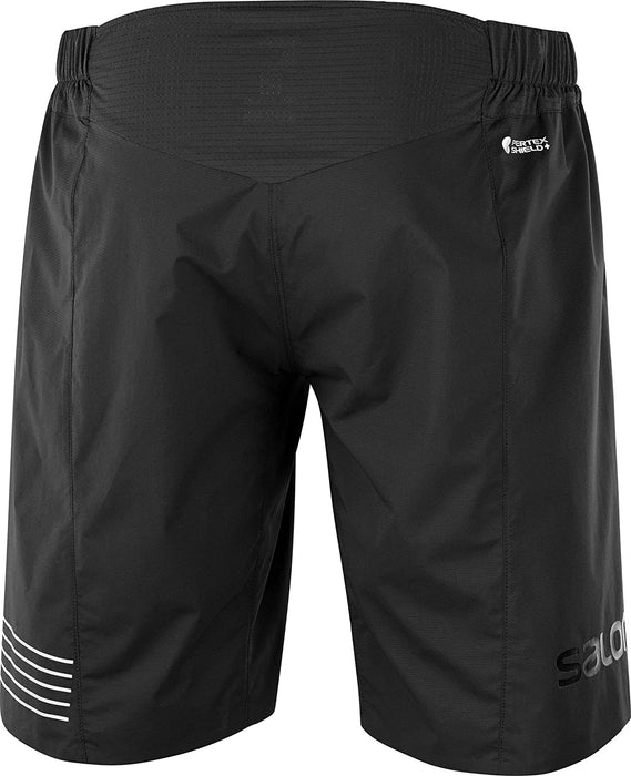 Salomon Men's S/Lab Protect Running Compression Shorts, Black, X-Large
