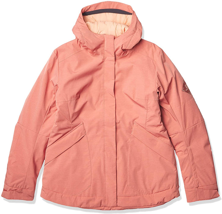 Salomon Snow Rebel Women's Ski Jacket, Winetasting/Heather