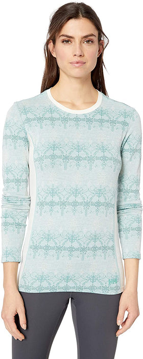 Helly-Hansen Women's W Merino Wool Mid Graphic Long-Sleeve Baselayer Top