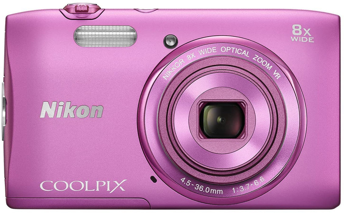 Nikon COOLPIX S3600 20.1 MP Digital Camera with 8x Zoom NIKKOR Lens and 720p HD Video (Silver) (Discontinued by Manufacturer)