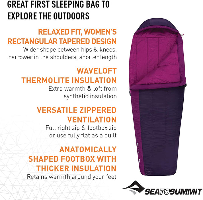 Sea to Summit Quest Womens Synthetic Sleeping Bag