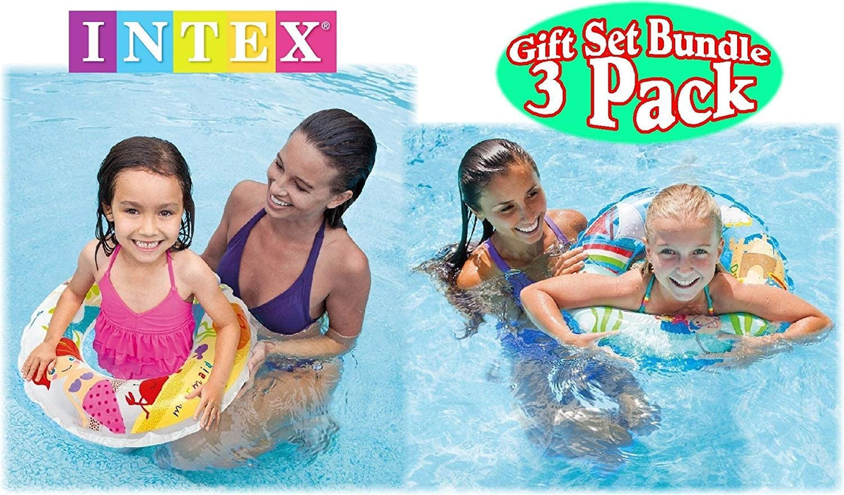Intex Ocean Reef Transparent Swim Rings Dinosaurs