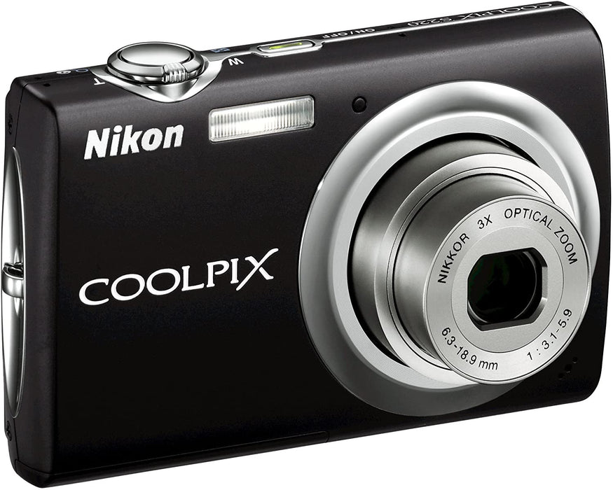 Nikon Coolpix S220 10MP Digital Camera with 3x  Optical Zoom and 2.5 inch LCD (Plum)