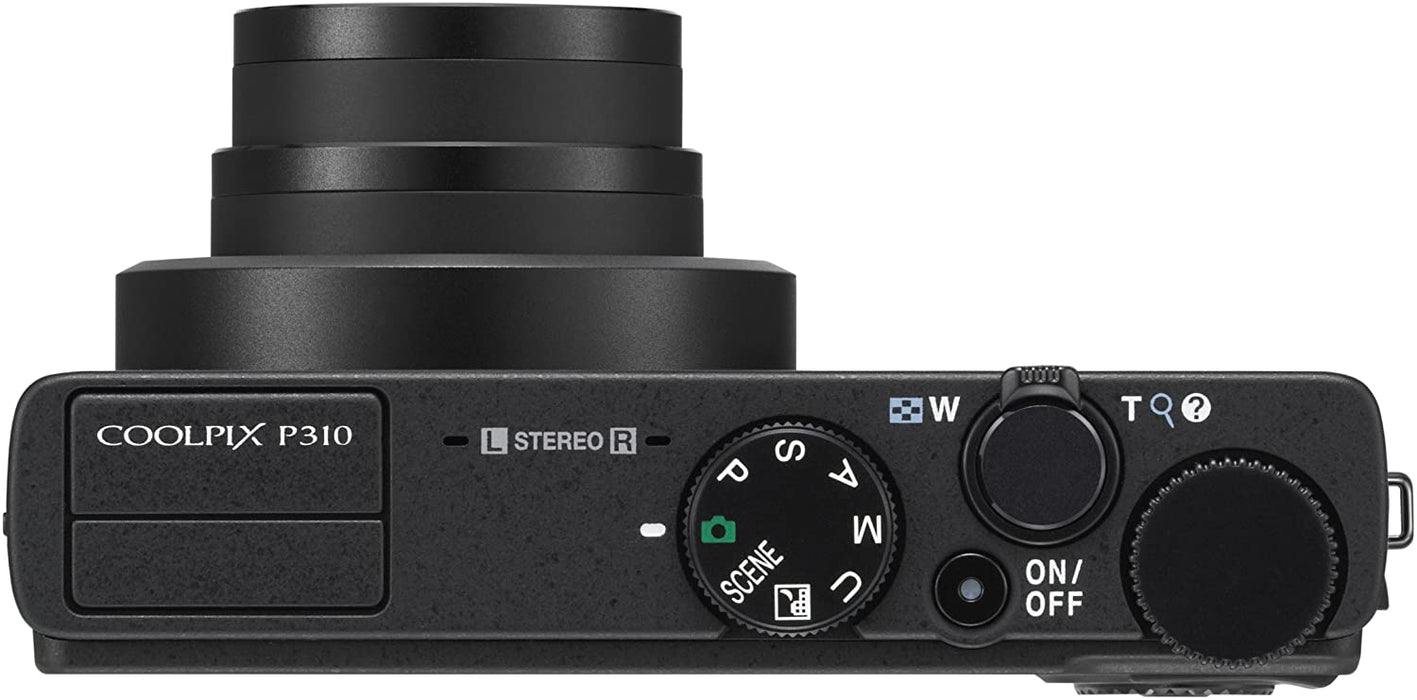 Nikon COOLPIX P310 16.1 MP CMOS Digital Camera with 4.2x Zoom NIKKOR Glass Lens and Full HD 1080p Video (OLD MODEL)