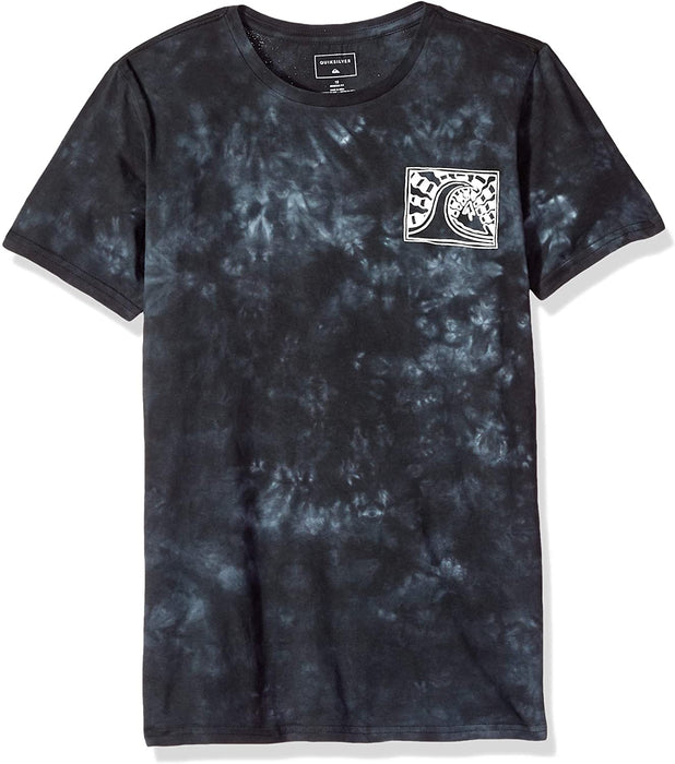 Quiksilver Boys' Big Bored in The Barrel Short Sleeve Youth, Black, S/10