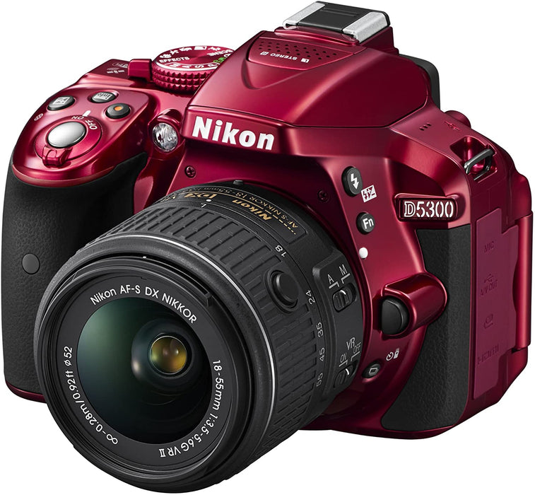 Nikon D5300 24.2 MP CMOS Digital SLR Camera with Built-in Wi-Fi and GPS Body Only (Black)