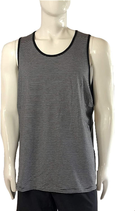 Lululemon 5 Year Basic Tank - ZWUI (Hyper Stripe White Black)