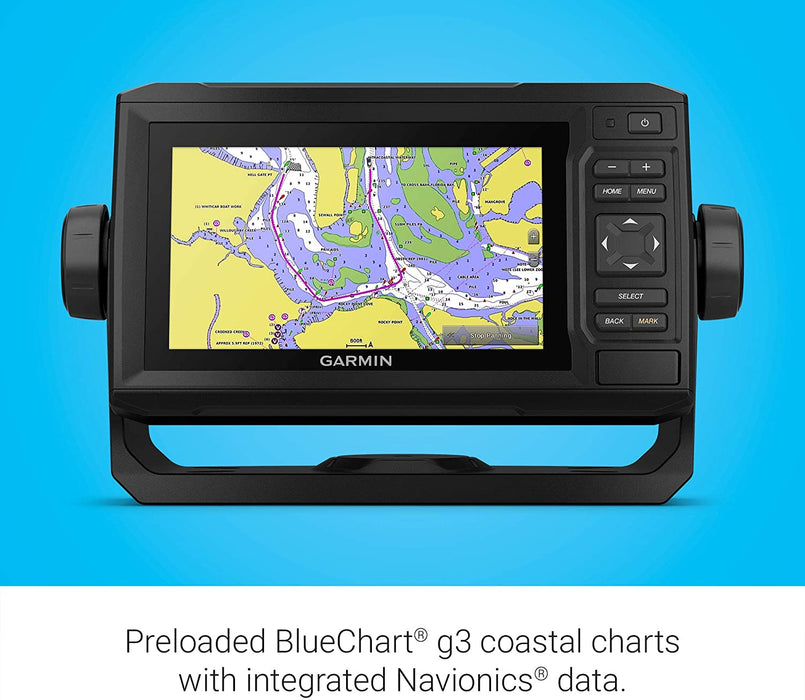 Garmin ECHOMAP UHD 64Cv, 6" Keyed Chartplotter with U.S. BlueChart G3