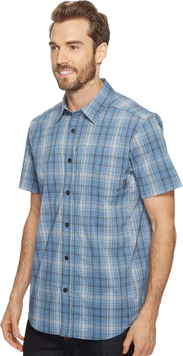 Columbia Men's Global Adventure Iv Yarn Dye Short Sleeve Shirt