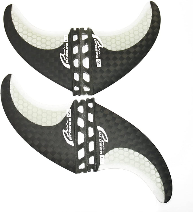 Prosea Quad Fins Traditional Colors & Designs Surfboard fins(4 Fins) FCS or Future Alternative Made of Carbon and Honeycomb