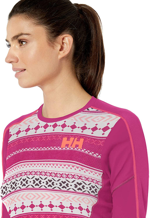 Helly-Hansen W Hh LIFA Active Graphic Baselayer Crew Top