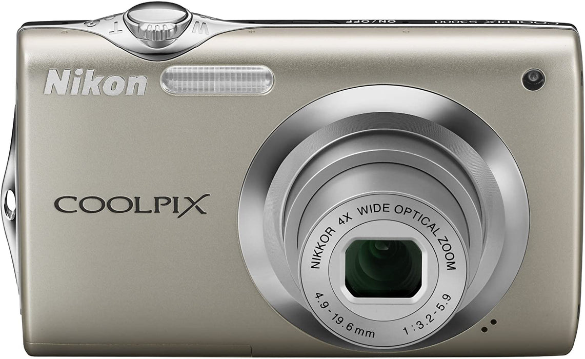 Nikon Coolpix S3000 12.0 MP Digital Camera with 4x Optical Electronic Vibration Reduction (VR) Zoom and 2.7-Inch LCD (Plum)