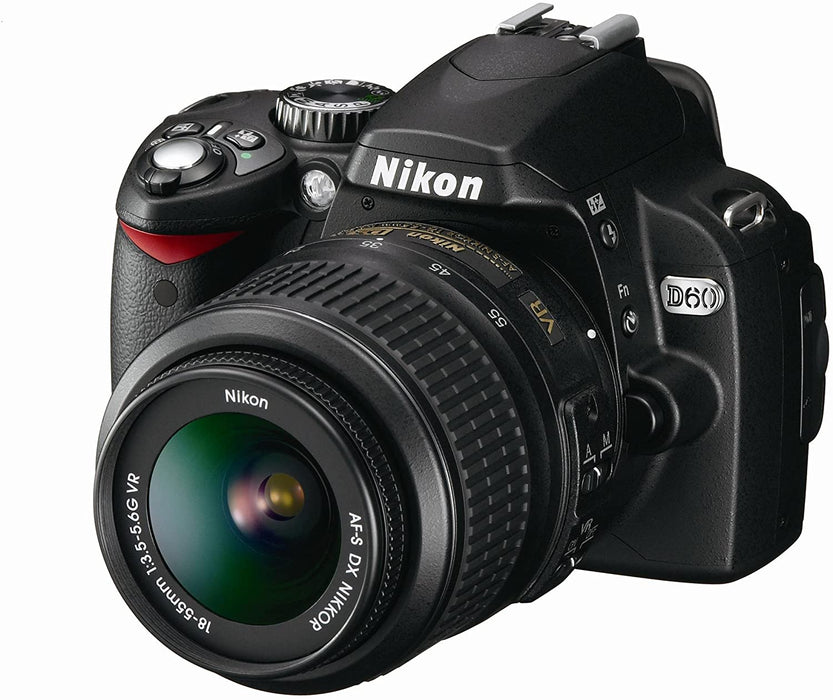 Nikon D60 DSLR Camera with 18-55mm f/3.5-5.6G Auto Focus-S Nikkor Zoom Lens