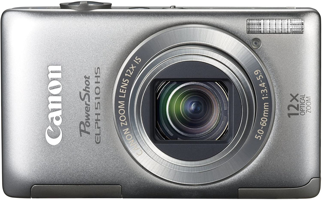 Canon PowerShot ELPH 510 HS 12.1 MP CMOS Digital Camera with Full HD Video and Ultra Wide Angle Lens (Black)