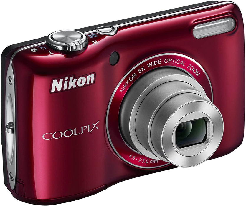 Nikon COOLPIX L26 16.1 MP Digital Camera with 5x Zoom NIKKOR Glass Lens and 3-inch LCD (Silver) (OLD MODEL)