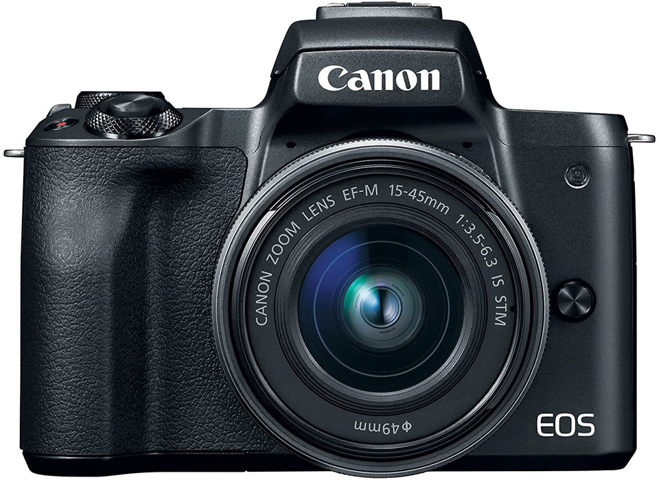 Canon EOS M50 Mirrorless Digital 4K Vlogging Camera with Dual Pixel CMOS Autofocus, DIGIC 8 Image Processor, Built-in Wi-Fi, NFC and Bluetooth technology, Body
