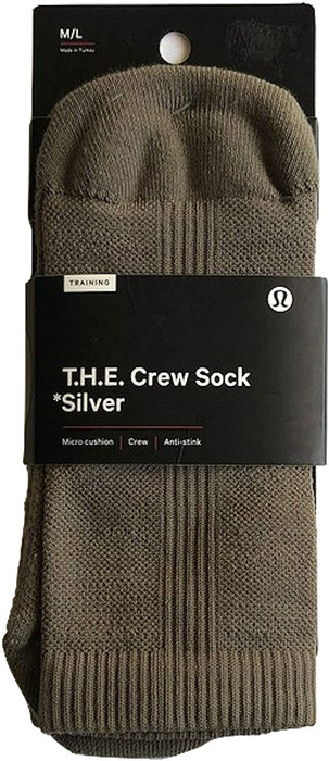 LULULEMON T.H.E. CREW SOCK SILVER - NOMD